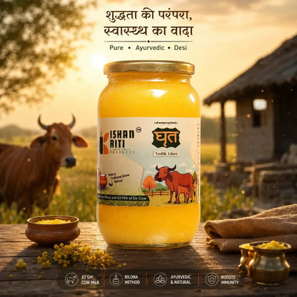 Kishan Kriti A2 Gir Cow Bilona Ghee