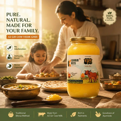 A2 Gir Cow Ghee Golden Texture – Kishan Kriti