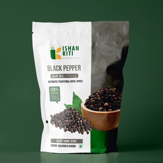 Whole Black Pepper (Kali Mirch) – Bold Flavor by Kishan Kriti